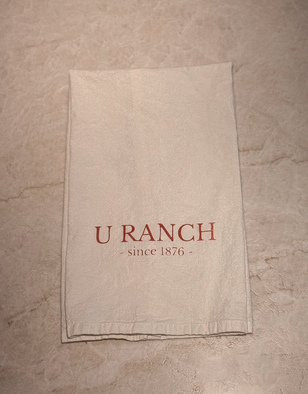 U Ranch Heritage Tea Towel