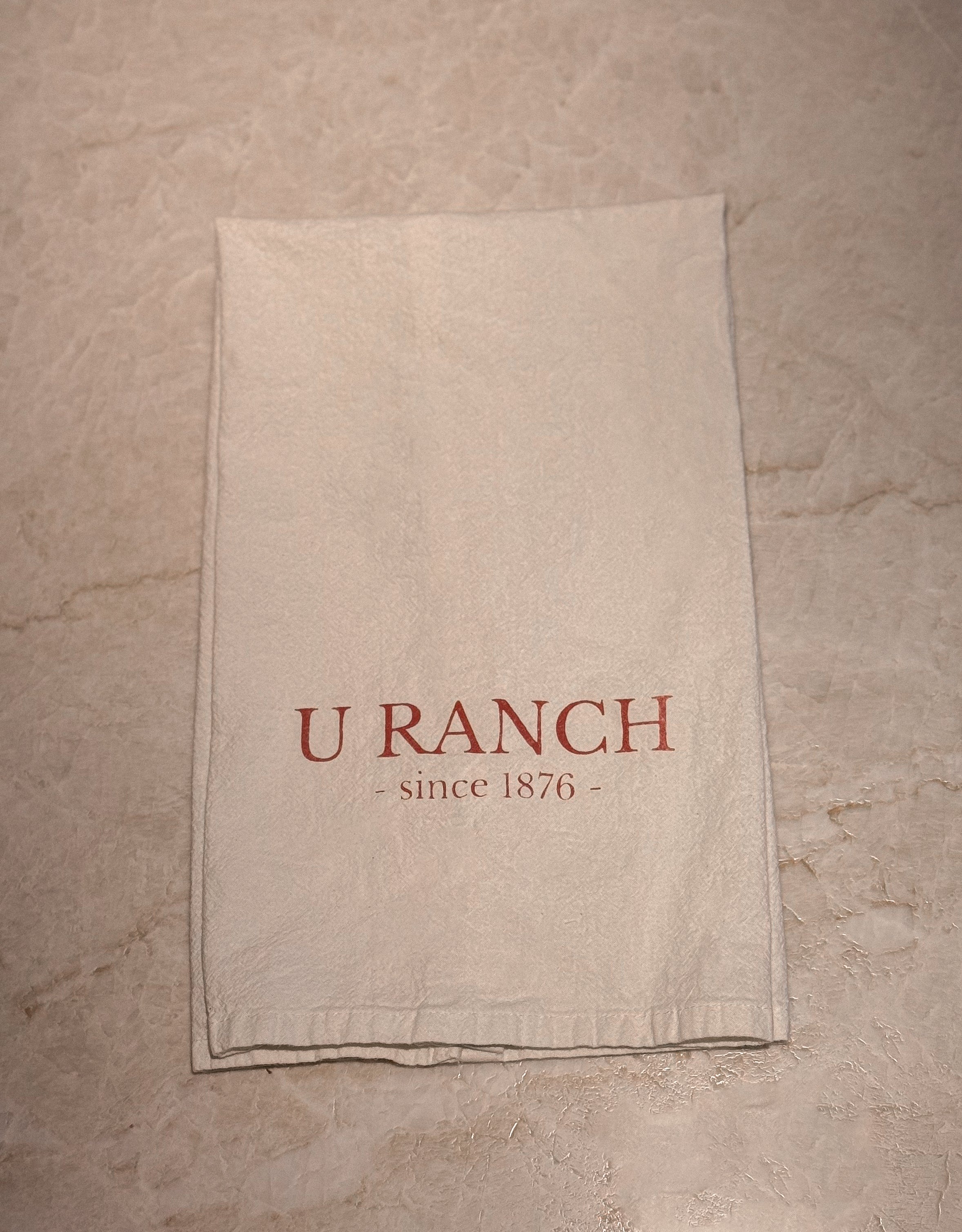 U Ranch Heritage Tea Towel
